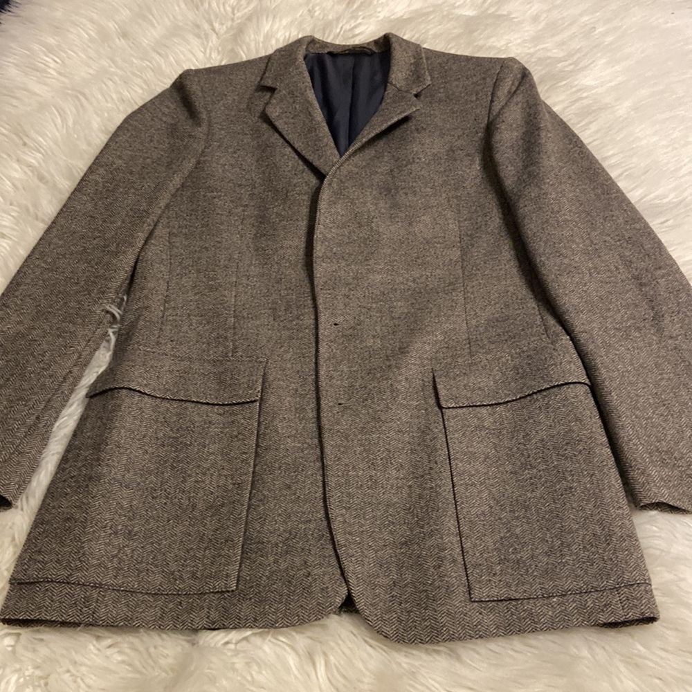 Christian Dior Vintage Coat no size length 32” pit to pit 38/40”color grayish - Picture 9 of 12